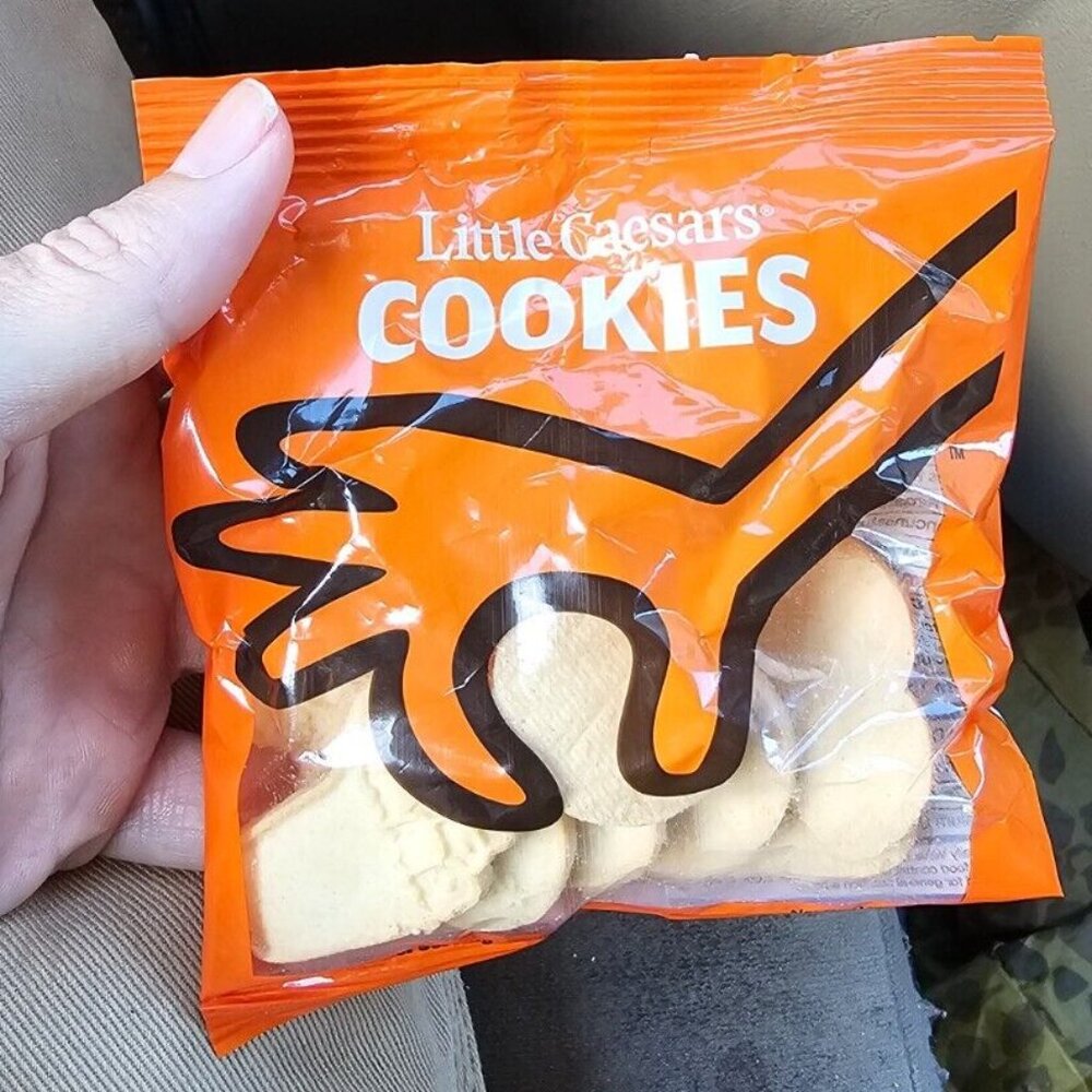 LITTLE CAESARS PIZZA'S MILK COOKIES 8 COUNT PACKS VERY RARE AND DELICIOUS!